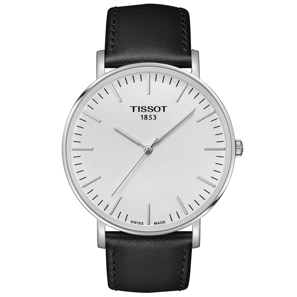 Tissot Everytime 42mm Silver Dial Gents Quartz Watch T1096101603100
