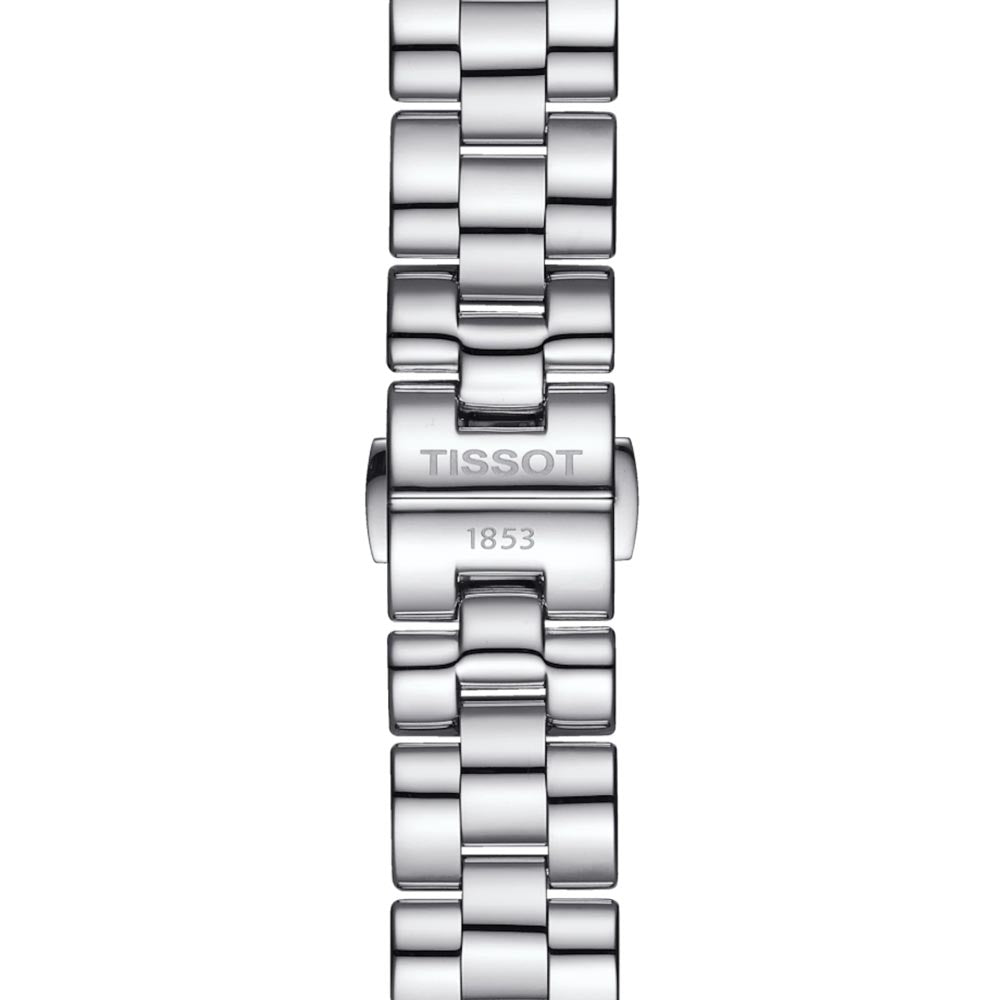 Tissot T-Wave 30mm Silver Dial Diamond Quartz Ladies Watch T1122101103600