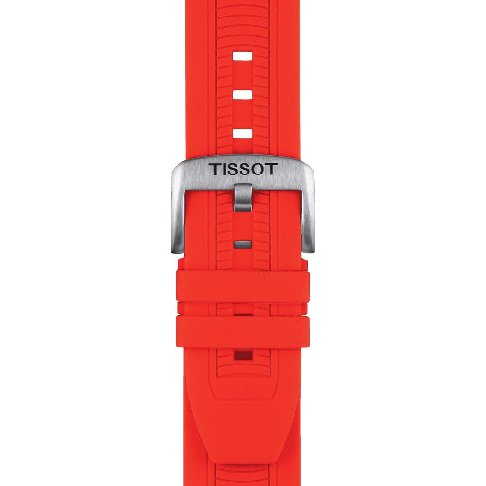 Tissot T-Sport T-Race Chronograph 43mm Black Dial Black PVD Steel Gents Watch T1154172705100