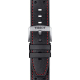 tissot t-sport t-race motogp chronograph limited edition black pvd steel gents watch clasp view