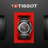 tissot t-sport t-race motogp chronograph limited edition black pvd steel gents watch in presentation box