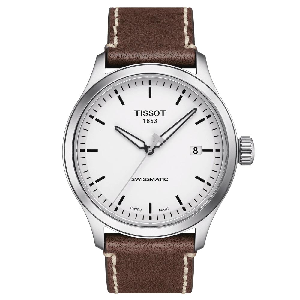 Tissot T-Sport XL Swissmatic 43mm White Dial Stainless Steel Automatic Gents Watch T1164071601100