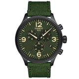 tissot t-sport chrono xl 45mm green dial stainless steel gents watch