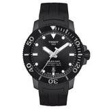 Tissot Seastar 1000 Powermatic 80 Black Dial 43mm Black PVD Steel Automatic Gents Watch T1204073705100