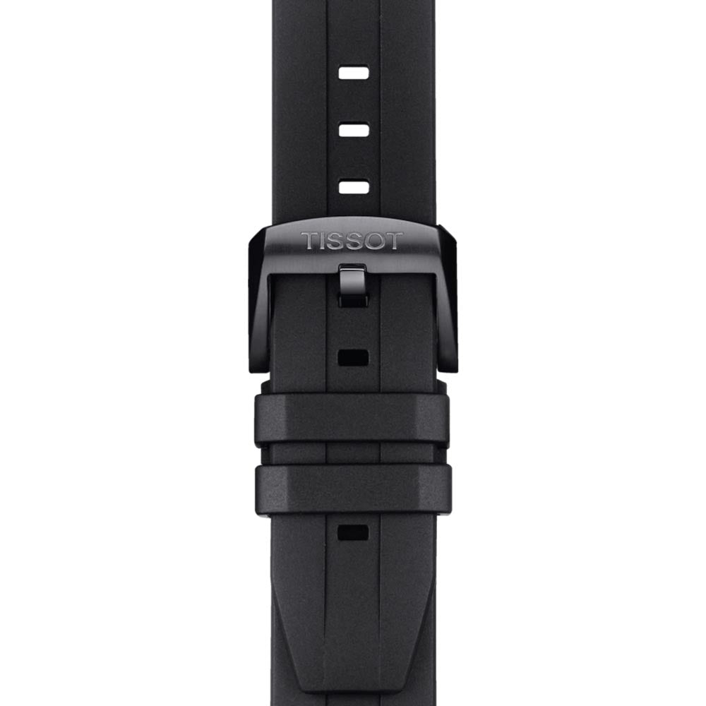 Tissot T-Sport Seastar 1000 Chronograph Black Dial Black PVD Steel Gents Watch T1204173705102
