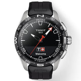 tissot t-touch connect solar 47mm black dial multi function titanium watch