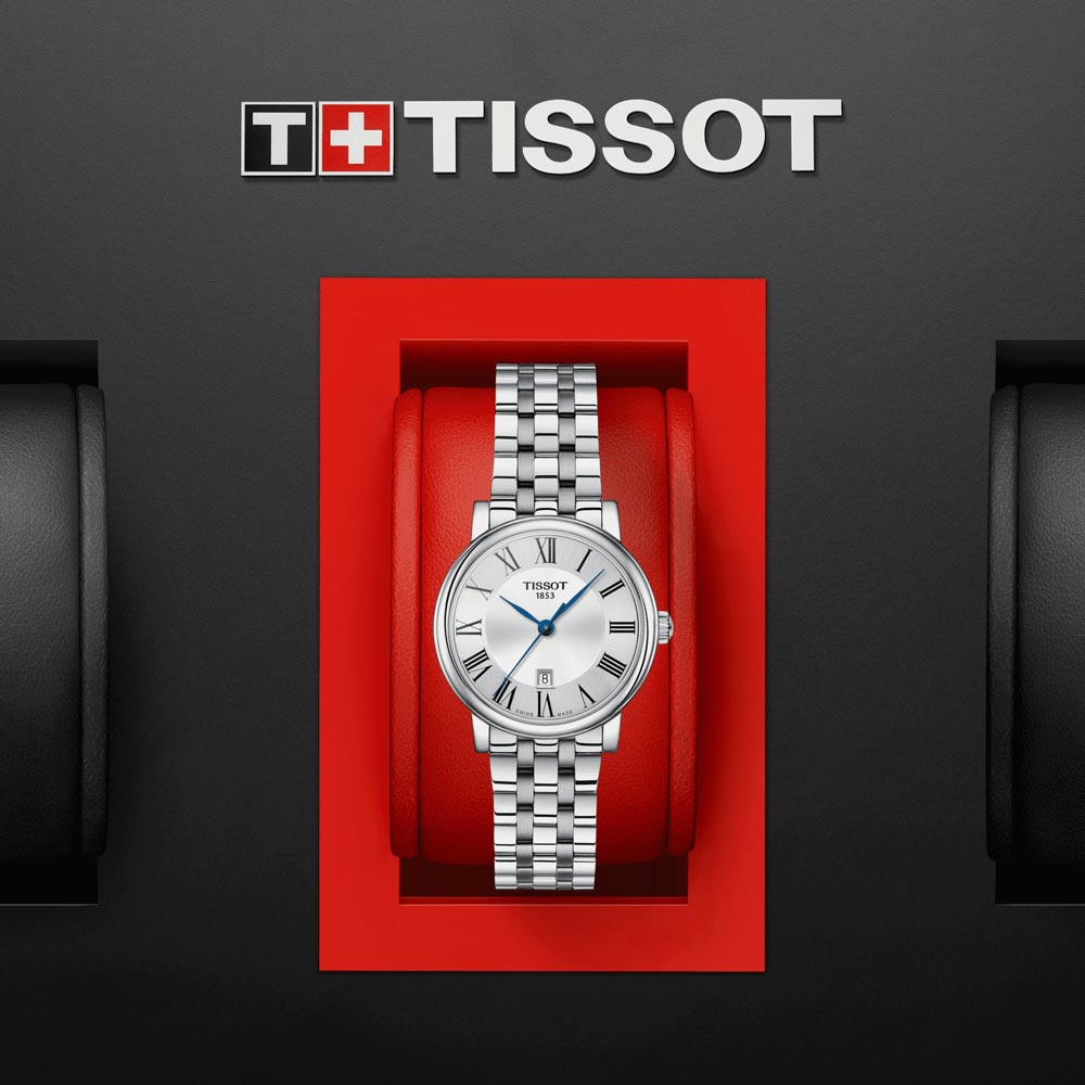 Tissot Carson Premium Lady 30mm Silver Dial Quartz Watch T1222101103300