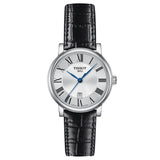 tissot t-classic carson premium lady 30mm silver dial stainless steel watch