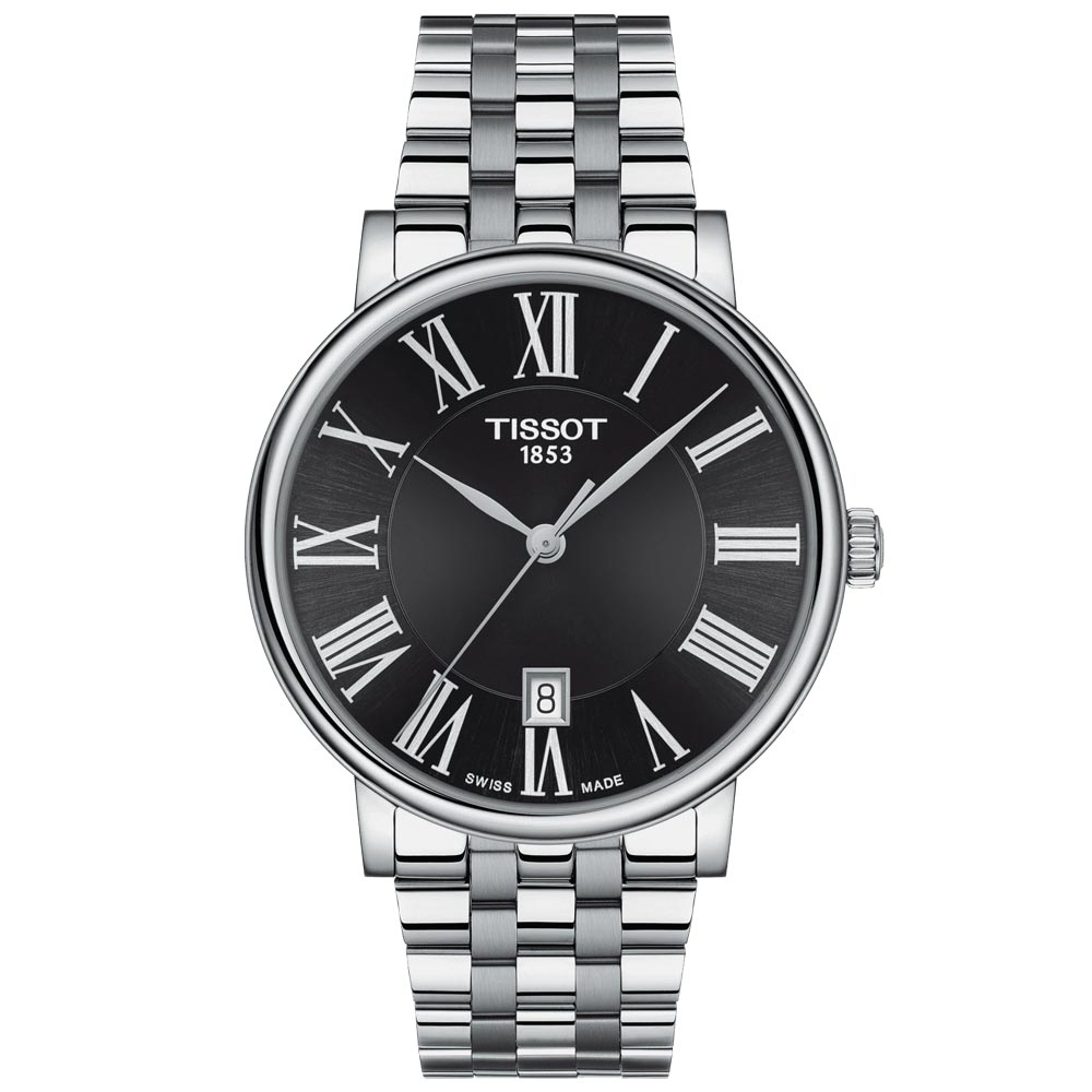 Tissot Carson Premium 40mm Black Dial Gents Quartz Watch T1224101105300