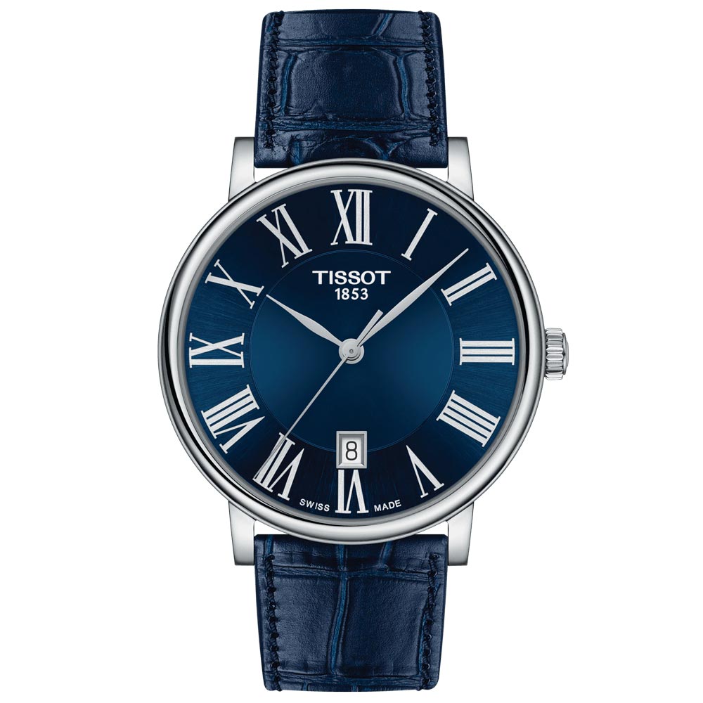 Tissot Carson Premium 40mm Blue Dial Gents Quartz Watch T1224101604300