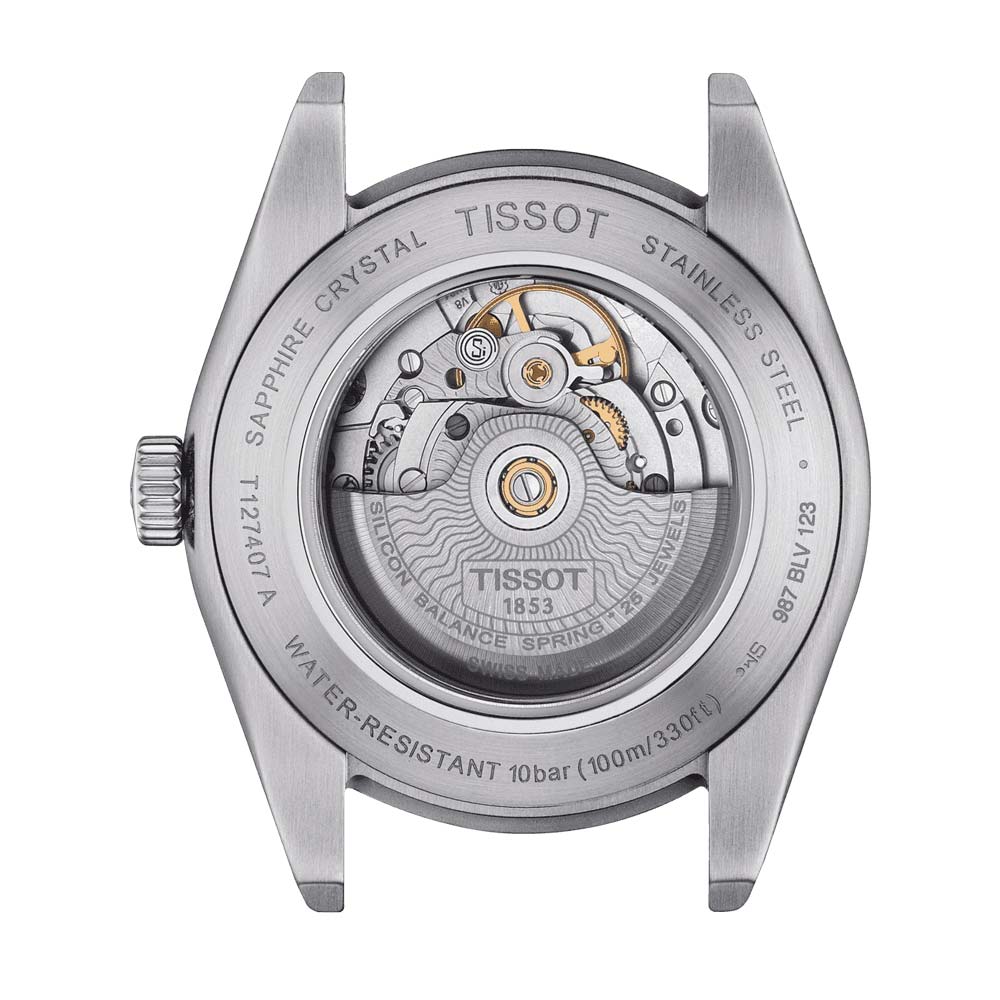 Tissot Gentleman Powermatic 80 Silicium 40mm Green Dial Automatic Gents Watch T1274071109101