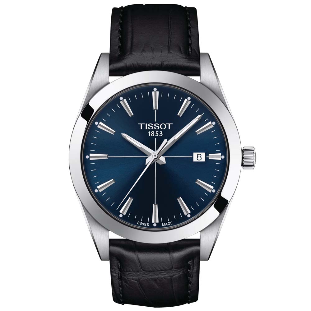 Tissot Gentleman 40mm Blue Dial Gents Quartz Watch T1274101604101