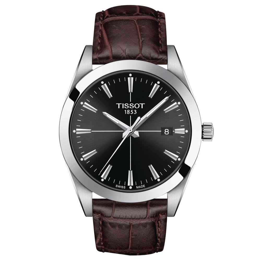 Tissot Gentleman 40mm Black Dial Gents Quartz Watch T1274101605101