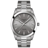 Tissot Gentleman 40mm Grey Dial Titanium Gents Quartz Watch T1274104408100