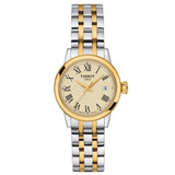 Tissot Classic Dream Lady 28mm Ivory Dial Yellow Gold PVD Steel Quartz Watch T1292102226300
