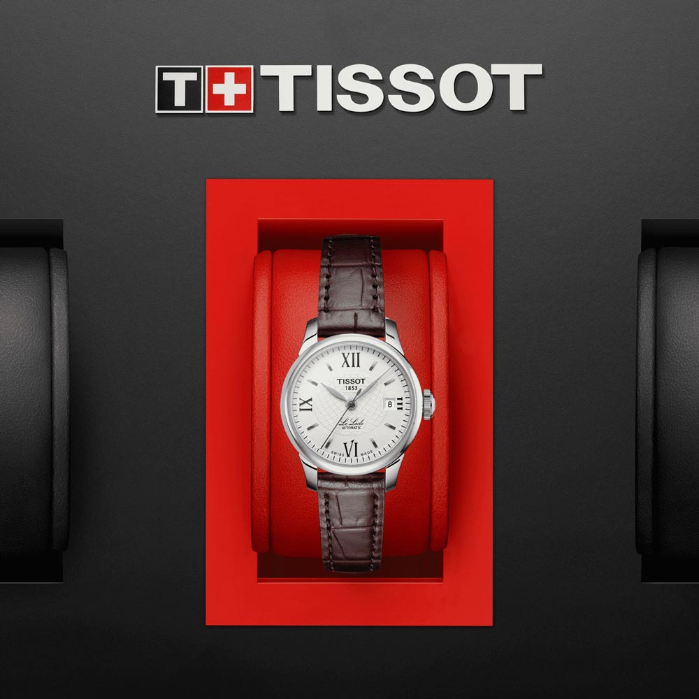Tissot T-Classic Le Locle Lady Automatic Silver Dial Watch T41111377