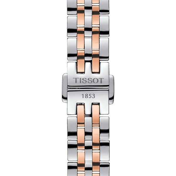 Tissot Le Locle Automatic Small Lady 25.30mm Silver Dial Rose Gold PVD Steel Watch T41218333