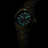 TAG Heuer Aquaracer 27mm MOP Dial 18ct Gold Plated & Steel Two Tone Quartz Ladies Watch WBD1420.BB0321