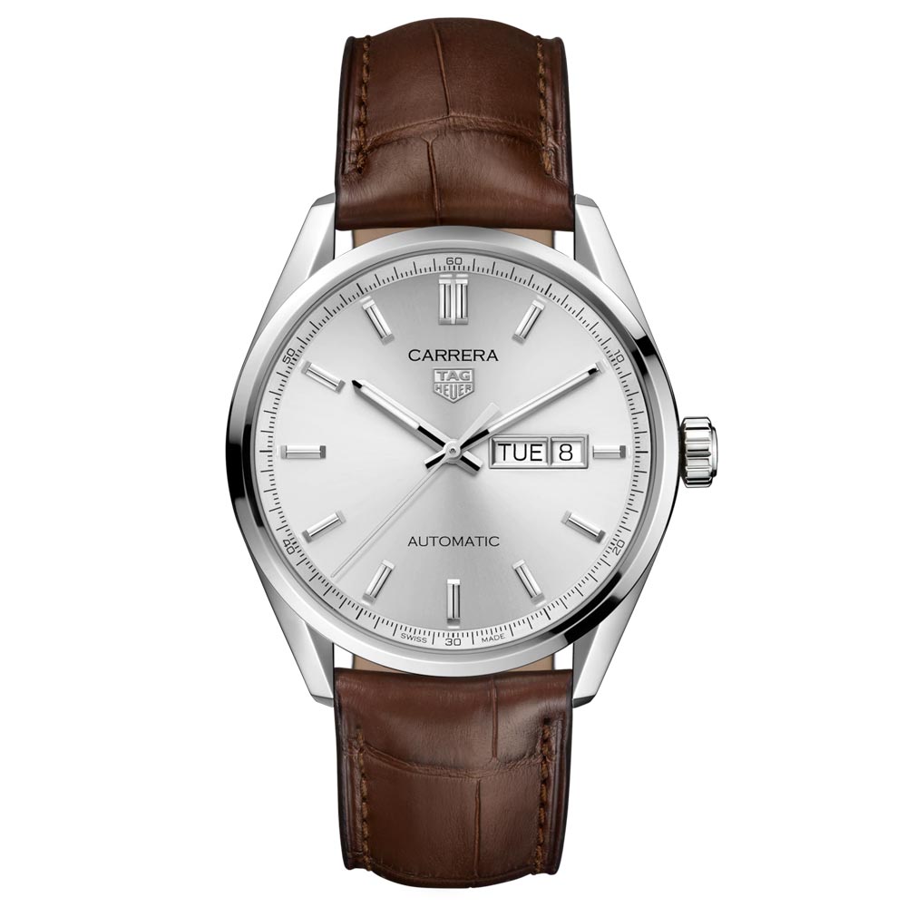 TAG Heuer Carrera Day Date 41mm Silver Dial Automatic Gents Watch WBN2011.FC6484