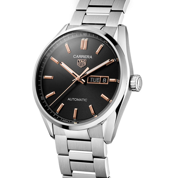 TAG Heuer Carrera Day Date 41mm Black Dial Automatic Gents Watch WBN2013.BA0640