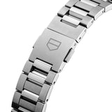 tag heuer carrera date 36mm grey dial automatic ladies watch clasp view