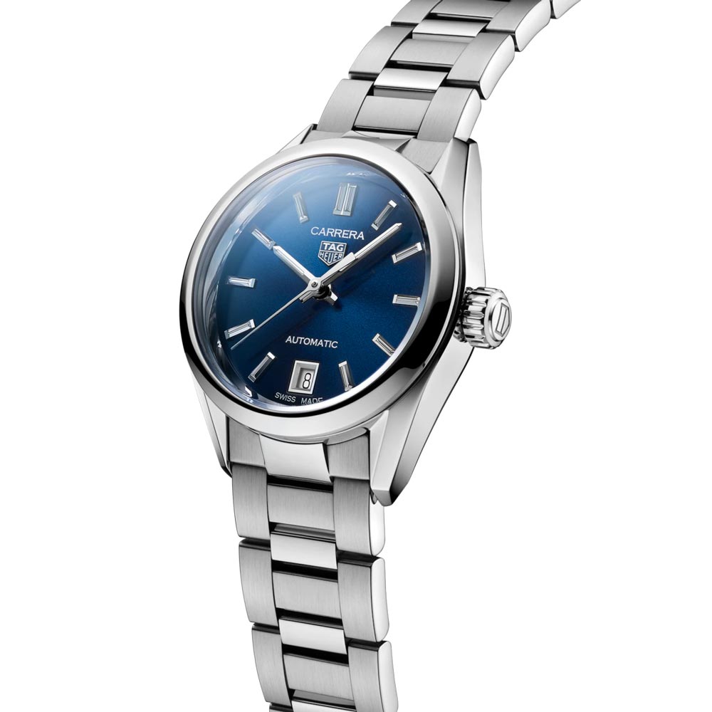 TAG Heuer Carrera 29mm Blue Dial Automatic Ladies Watch WBN2411.BA0621