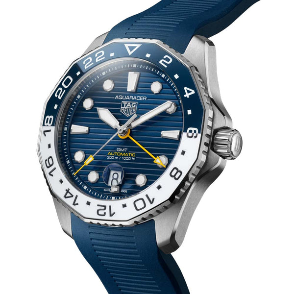TAG Heuer Aquaracer Professional 300 GMT 43mm Blue Dial Automatic Gents Watch WBP2010.FT6198