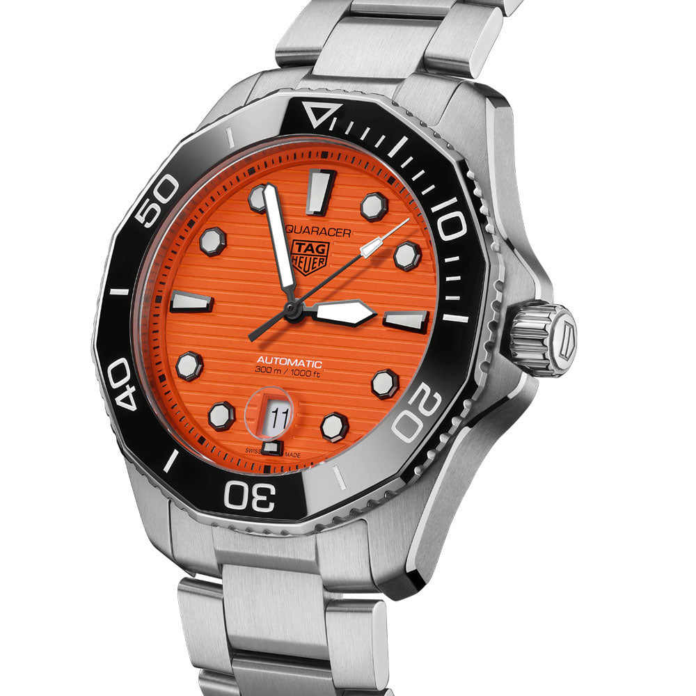 TAG Heuer Aquaracer Professional 300 Orange Diver 43mm Automatic Gents Watch WBP201F.BA0632