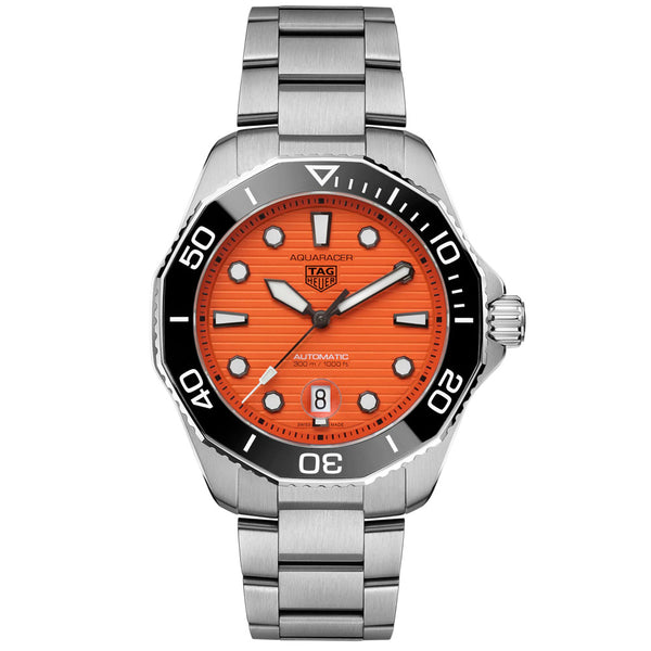 TAG Heuer Aquaracer Professional 300 Orange Diver 43mm Automatic Gents Watch WBP201F.BA0632