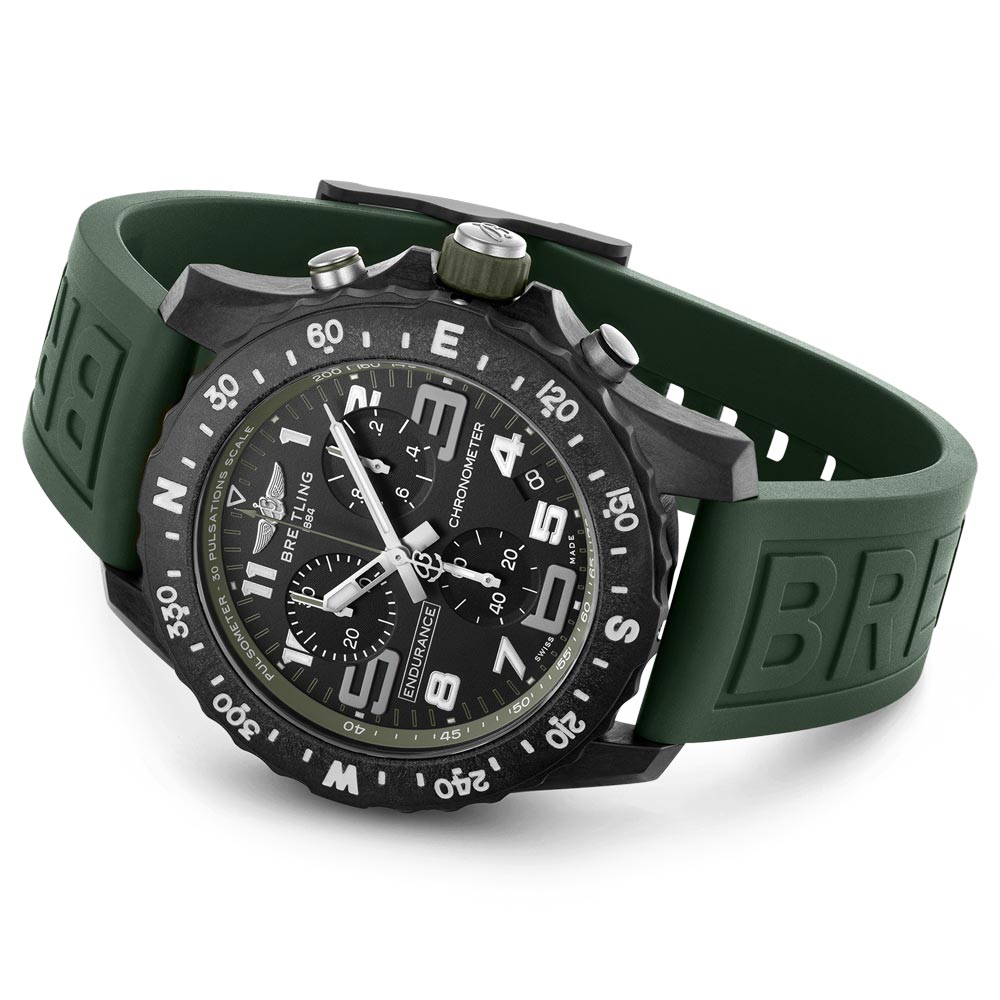 Breitling Endurance Pro 44mm Black Dial Breitlight Quartz Gents Watch X82310D31B1S1