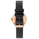 gucci diamantissima 27mm black dial rose gold pvd steel ladies watch clasp view