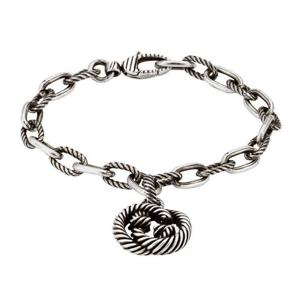 Gucci Interlocking G Silver Bracelet YBA607158001017