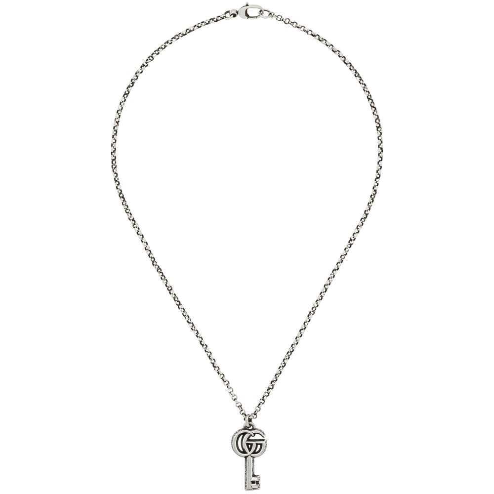 Gucci GG Marmont Silver Necklace YBB62775700100U