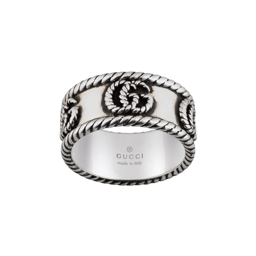Gucci GG Marmont Silver Ring YBC627729001
